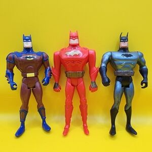 1994 1998 DC Comics 3 Batman Figures 4.5"